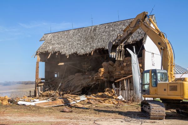 Barn Demolition in Norristown