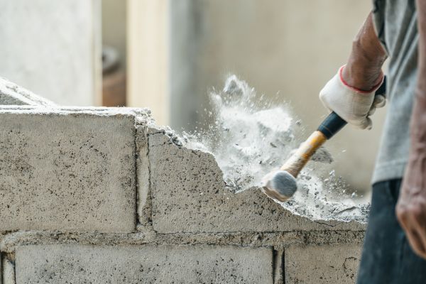 Block Wall Demolition in Norristown